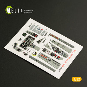 KELIK K32006 MIG-29A (9-12) FULCRUM INTERIOR 3D DECALS FOR TRUMPETER KIT 1/32 – immagine 2