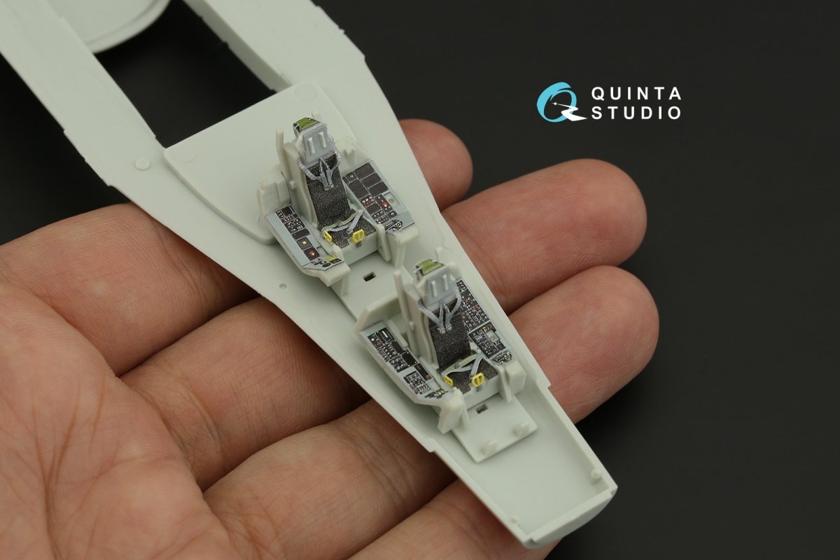 Quinta Studio QD72058 F-16D 3D-Printed &amp;amp; coloured Interior on decal paper (Revell) 1/72 – zdjęcie 10