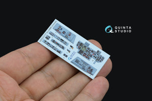 Quinta Studio QD+72117 Su-24MR 3D-Printed coloured Interior on decal paper (Zvezda) (with 3D-printed resin part) 1/72 – zdjęcie 5