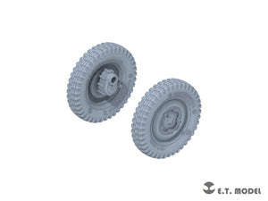 E.T. Model P35-138 WWII German Kübelwagen Type82 Sagged wheels Narrow For TAMIYA Kit 1/35 – Bild 3