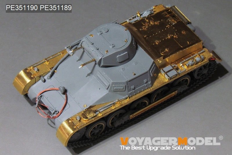 Ailes de char allemand Pz.Kpfw.I Ausf.B de la Seconde Guerre mondiale, modèle Voyager PE351190 (pour TAKOM 2145), échelle 1/35 – image 2