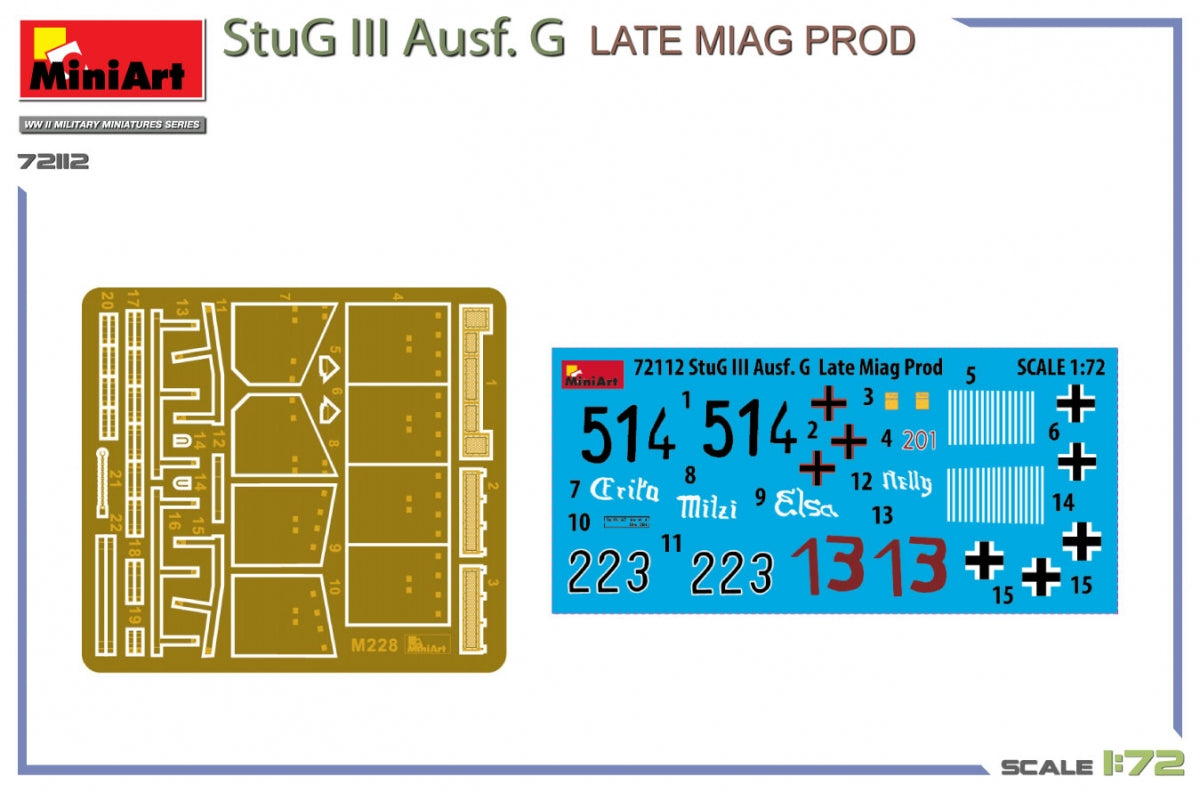 MiniArt 72112 StuG III Ausf. G Late Miag Prod. 1/72 – immagine 6