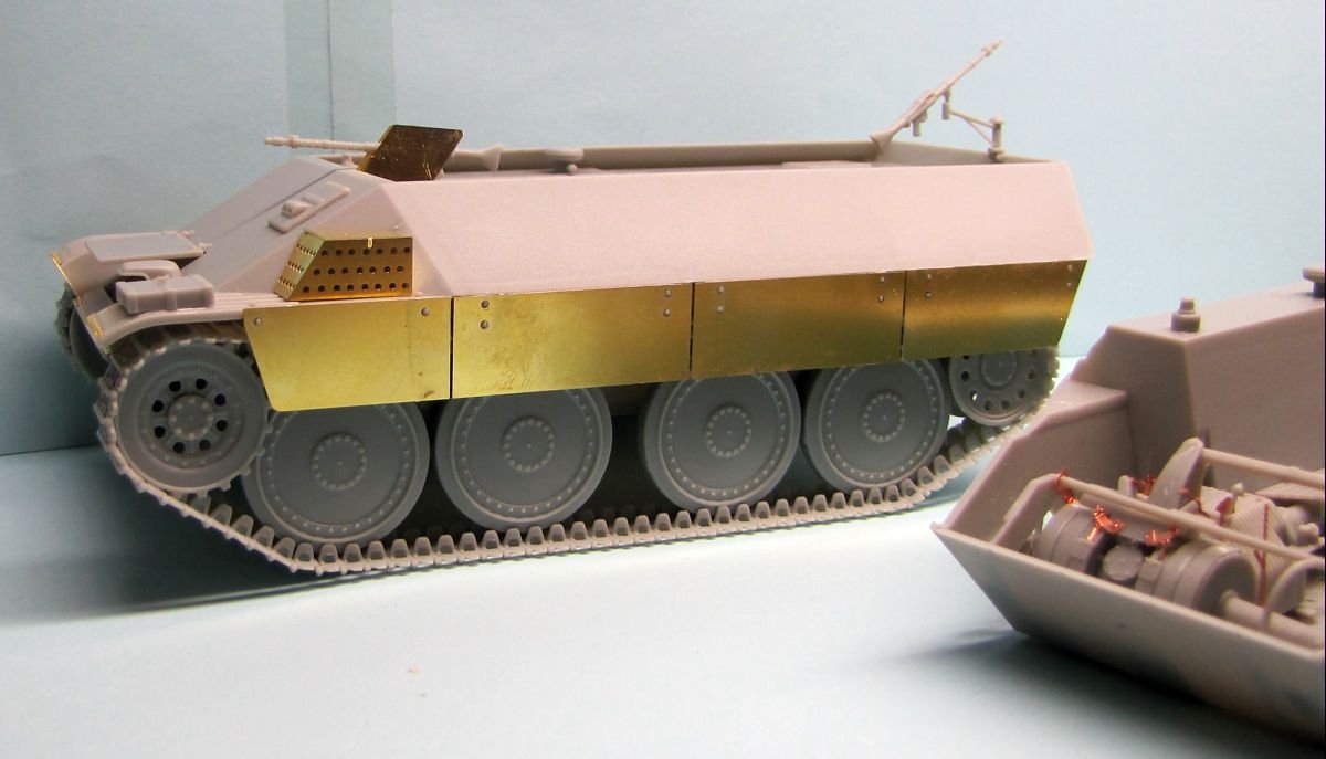 Thunder Model 35104 German Gepanzerter Mannschaftstransportwagen Katzchen 1/35 – immagine 2