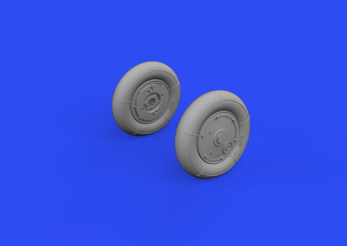 Eduard 672285 S-199 wheels PRINT EDUARD 1/72 – immagine 2
