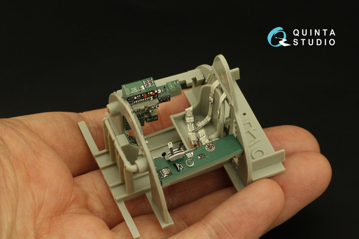 Quinta Studio QD32185 F4F-4 Wildcat 3D-Printed coloured Interior on decal paper (Trumpeter) 1/32 – zdjęcie 9