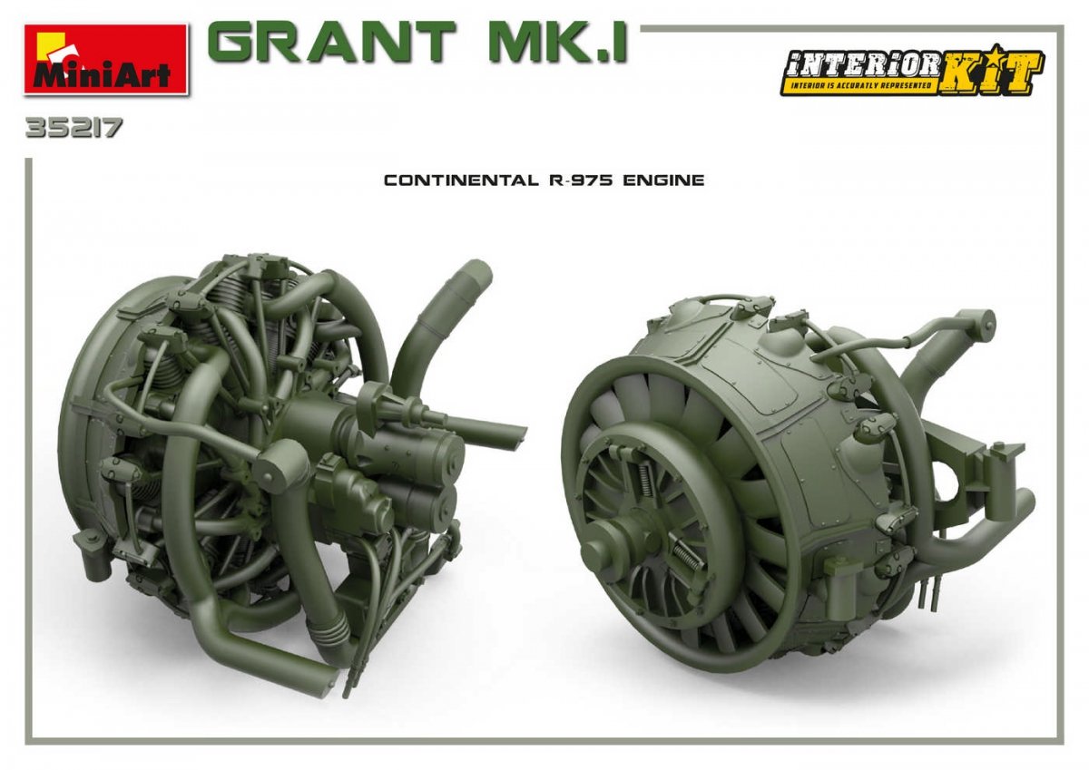 MiniArt 35217 Grant Mk.I w/interior 1/35 – imagen 5