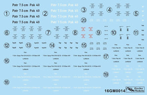 Gecko Models 16GM0014 Coffret de munitions Pak 40 de 7,5 cm allemand avec obus, échelle 1/16 – image 2