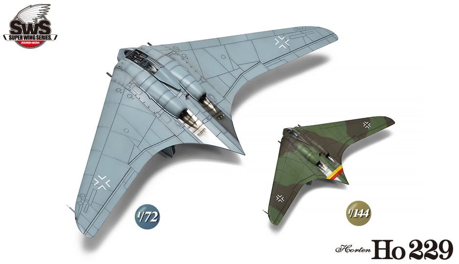Zoukei-Mura SWS7201 Ho 229 Horten 1/72 &amp;amp; 1/144 – Bild 2