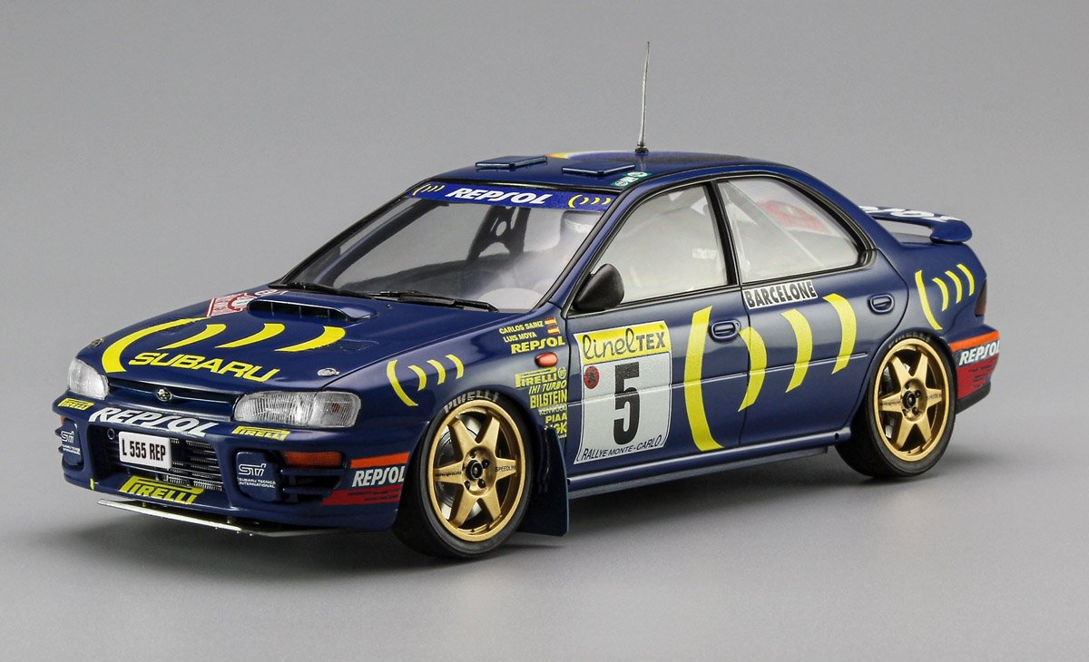Hasegawa CH51 SUBARU IMPREZA 1995 MONTE-CARLO RALLY WINNER “SUPER DETAIL” 1/24 – imagen 2