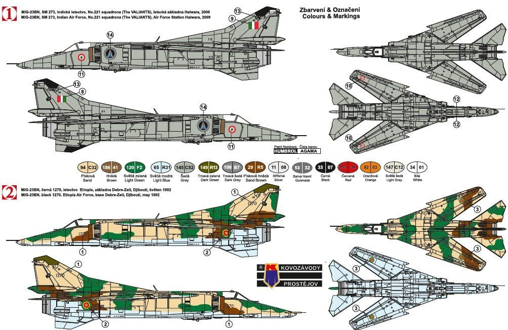Kozavody Prostejov KPM0096 MiG-23BN International 1/72 – immagine 3