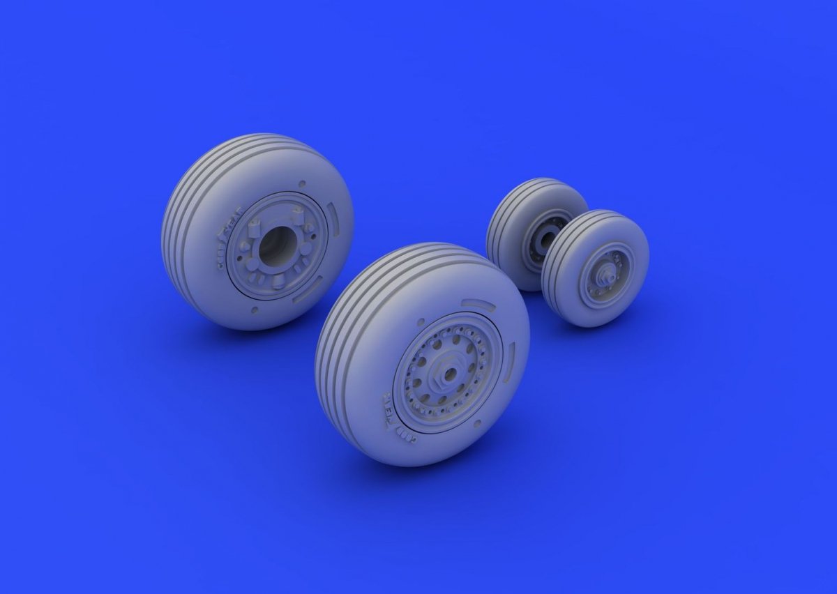 Eduard 672078 F-4J wheels 1/72 (ACADEMY) – imagen 2