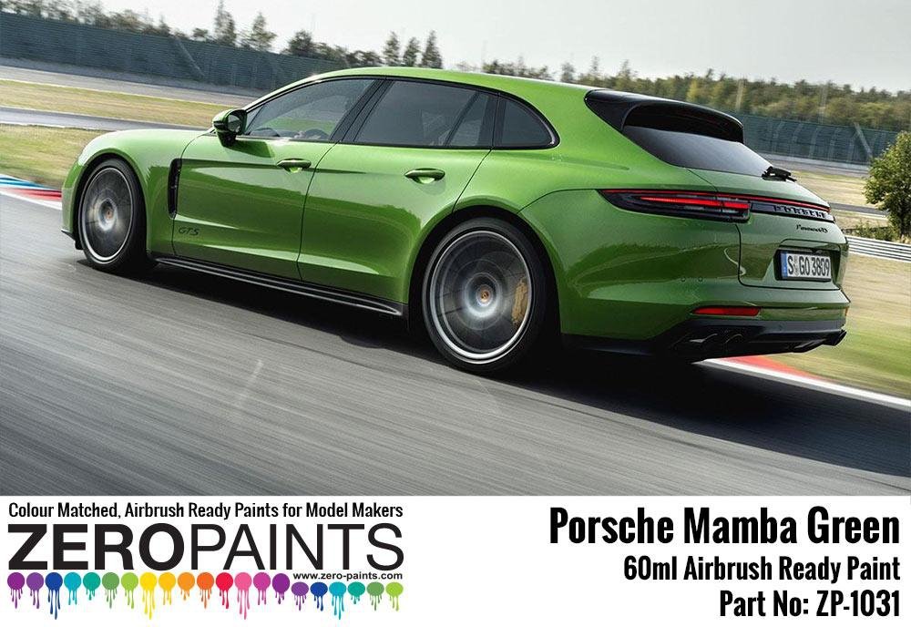 Zero Paints ZP-1031-G Porsche Mamba Green Paint 60ml - M6S – immagine 2
