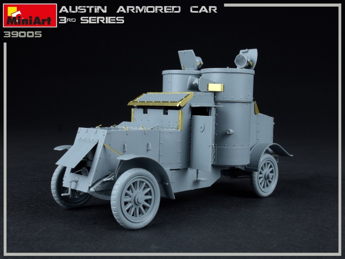 MiniArt 39005 AUSTIN ARMORED CAR 3rd SERIES: UKRAINIAN, POLISH, GEORGIAN, ROMANIAN SERVICE. INTERIOR KIT 1/35 – immagine 3