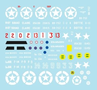 Star Decals 35-C1309 US Armored Mix # 2 1/35 – imagen 3