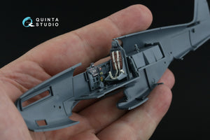 Quinta Studio QD48500 P-51B late/P-51C Late 3D-Printed coloured Interior on decal paper (Eduard) 1/48 – Bild 10