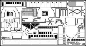 MK1 Design MD-20021 Porte-avions CV-6 Enterprise de l&amp;#39;US Navy - Pièces de détail pour maquette Trumpeter au 1/200 – image 64