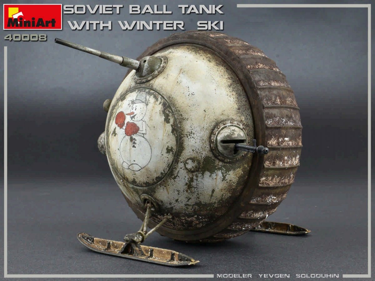 MiniArt 40008 SOVIET BALL TANK w/ WINTER SKI. INTERIOR KIT 1/35 – zdjęcie 3