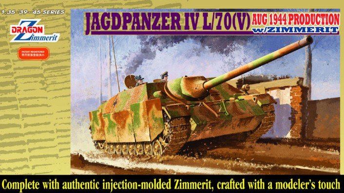 Dragon 6589 Jagdpanzer IV L/70 (V) (produit en août 1944, avec zimmerit) (1/35)