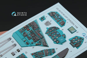 Quinta Studio QD48155 Mi-24P 3D-Printed &amp;amp; coloured Interior on decal paper (for Zvezda kit) 1/48 – immagine 3