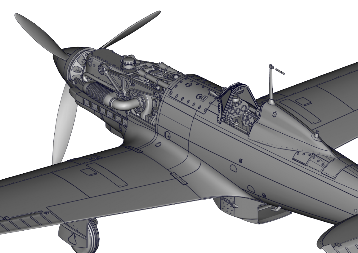 Italeri 2518 Macchi M.C. 202 Folgore 1/32 – Bild 3