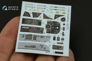Intérieur imprimé en 3D et coloré sur papier décalcomanie Quinta Studio QD48138 F-105D (pour kit HobbyBoss) 1/48 – image 3
