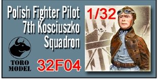 ToRo Model 32F04 September 1939 - Pilot from the Kościuszko Squadron / Polish-Bolshevik War 1920 - Polish Fighter Pilot, 7th Kosciuszko Squadron 1/32 – image 2
