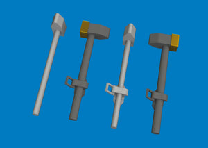 Eduard 635045 WWII German hammer 3D PRINT 1/48