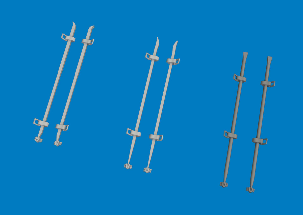 Eduard 635055 German WWII Crowbars 1/48