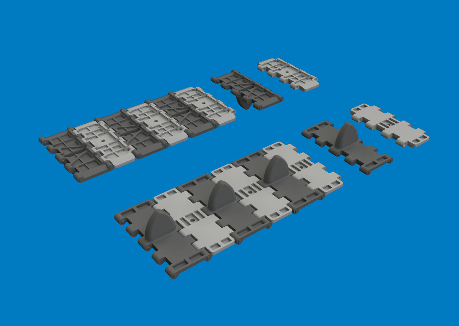 Eduard 635063 T-34 "V" Pattern Tracks for TAMIYA 1/35