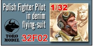 ToRo Model 32F02 Wrzesień 1939 - Pilot w Kombinezonie Drelichowym / September 1939 - Polish Fighter Pilot in denim flying-suit 1/32 – immagine 2