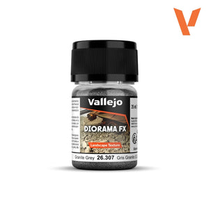 Vallejo 26307 Granite Gray 0.2-0.6 mm - Diorama FX Landscape Texture 30ml