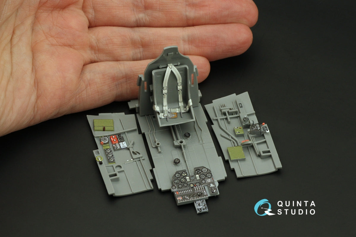 Quinta Studio QD32217 P-40N early 3D-Printed coloured Interior on decal paper (Hasegawa/Eduard) 1/32 – Bild 6