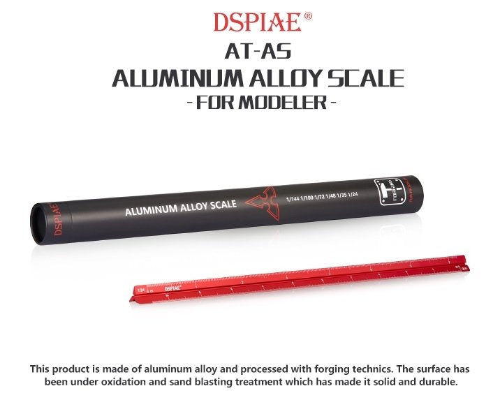 DSPIAE AT-AS Aluminum Alloy Scale/Ruler