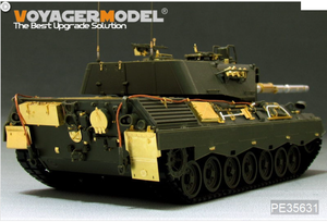 Voyager Model PE35631 Modern German Leopard 1A3 MBT (B ver include Gun barrel）(For MENG TS-007) 1/35 – Bild 4