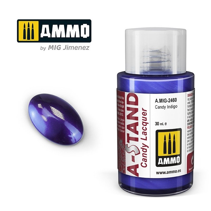 Munitions pour Mig 2460 A-STAND Candy Indigo 30 ml