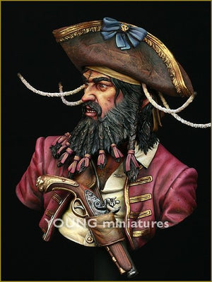 Young Miniatures YH1823 BLACK BEARD 1718 Queen Anne&amp;#39;s Revenge 1/10 – imagen 3