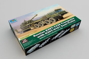 Trumpeter 01039 Russian KZKT-7428 Transporter with KZKT-9101 Semi-Trailer 1/35 – immagine 2