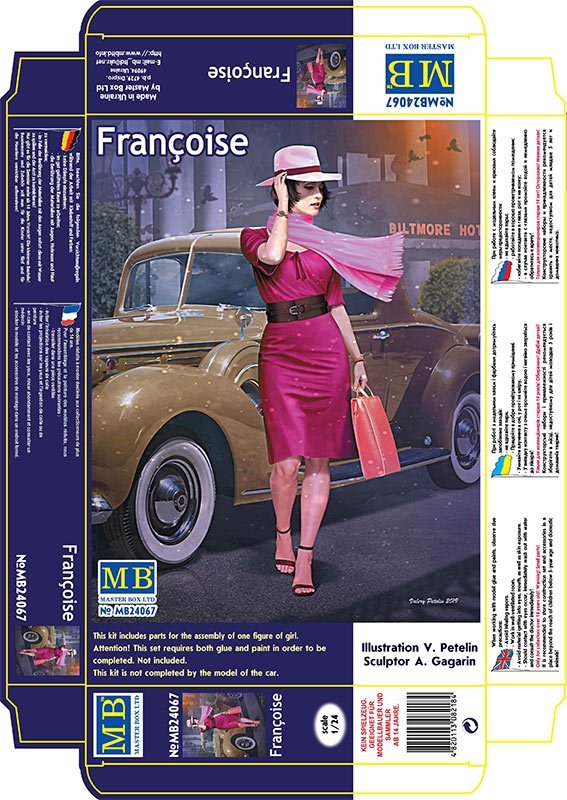 Master Box 24067 Dangerous Curves: Francoise 1/24 – Bild 2