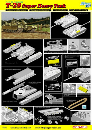 Dragon 6750 T28 Super Heavy Tank 1/35 – imagen 2