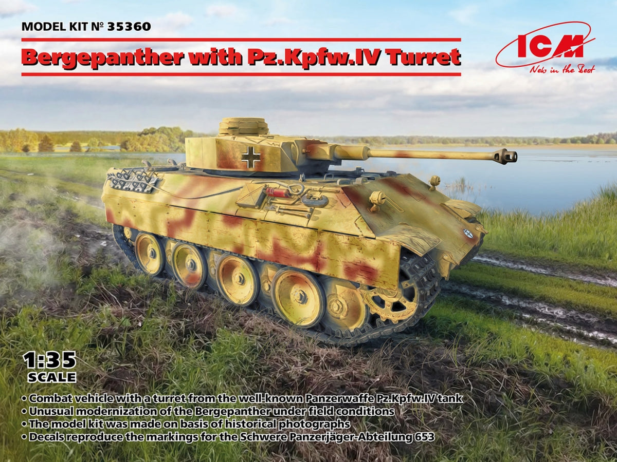 ICM 35360 Bergepanther with Pz.Kpfw.IV Turret 1/35 – imagen 2