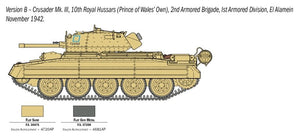 Italeri 6592 Crusader Mk. III with British Crew 1/35 – immagine 4