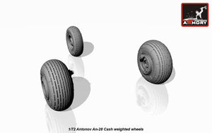 Armory Models AW72044 Antonov An-28 Cash wheels w/ weighted tires 1/72 – Bild 3