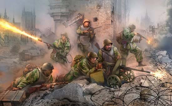 Zvezda 3509 WWII Soviet Assault Group 1/35