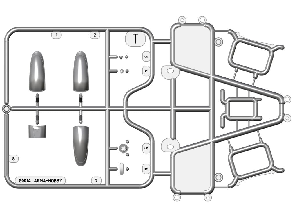 Arma Hobby 70071 P-51K Mustang 1/72