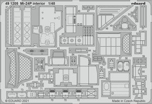 Eduard 491205 Mi-24P interior ZVEZDA 1/48 – immagine 2