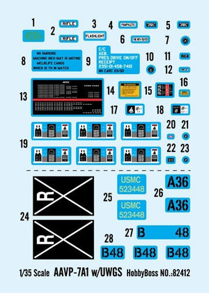 Hobby Boss 82412 AAVP-7A1 w/UWGS 1/35 – imagen 3