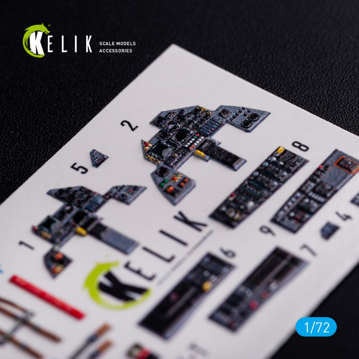 KELIK K72088 AMX-T interior 3D decals for Italeri kit 1/72 – Bild 7