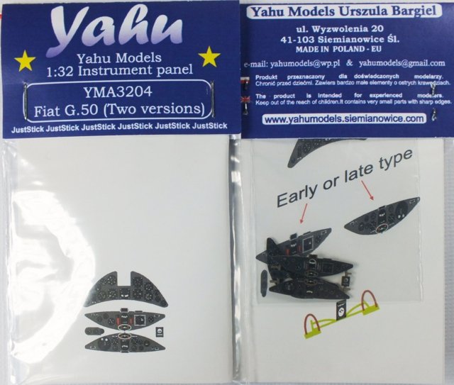 Yahu YMA3204	Fiat G.50 (Special Hobby) 1/32