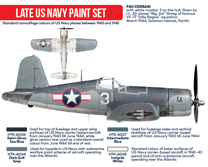 Hataka HTK-AS05 Late US Navy paint set 4x17ml – image 2