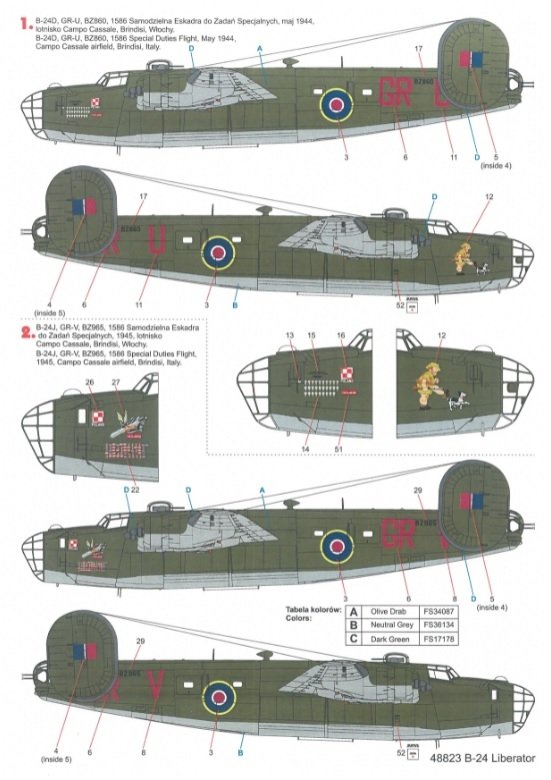 Techmod 48823 B-24 Liberator 1/48 – image 2